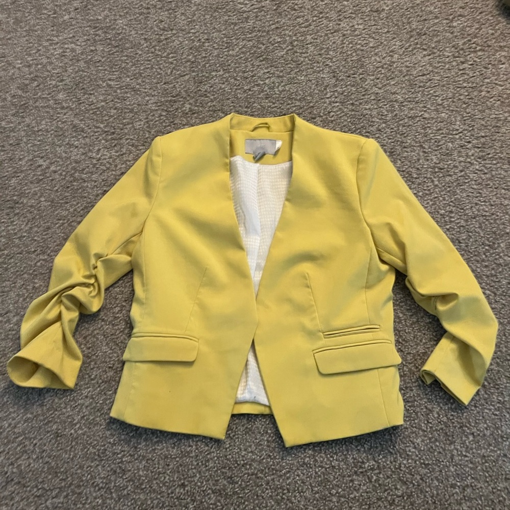 Yellow forever 21 blazer